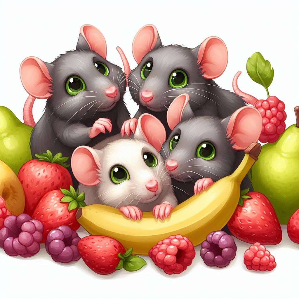 quels sont les fruits qu'un rat domestique peut manger